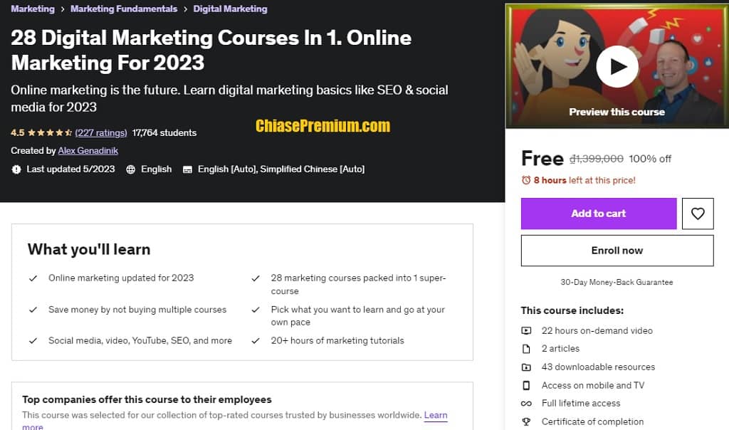 28 Digital Marketing Courses In 1. Online Marketing For 2023
