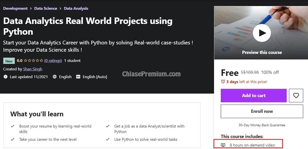 Data Analytics Real World Projects using Python