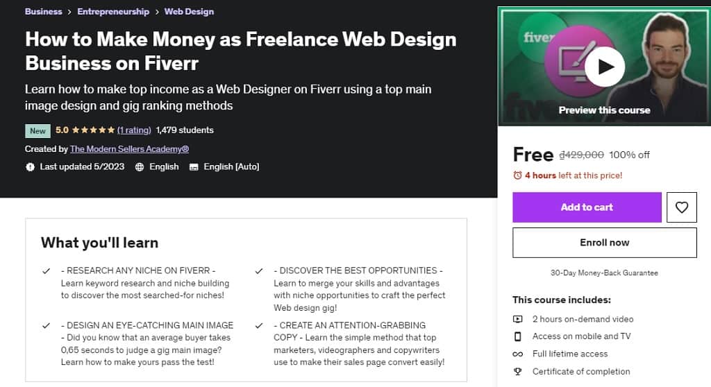 How to Make Money as Freelance Web Design Business on Fiverr