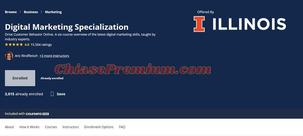 Specialization: Digital Marketing (University of Illinois) - Coursera Plus