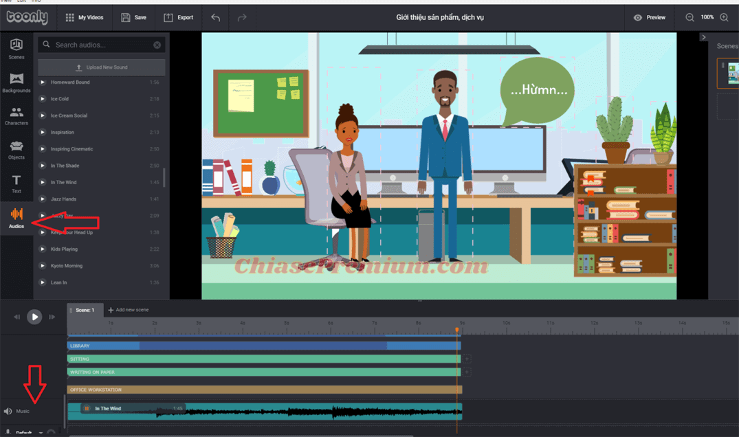 Hướng dẫn cách làm video animation giới thiệu sản phẩm, dịch vụ với Toonly (tiếp theo)