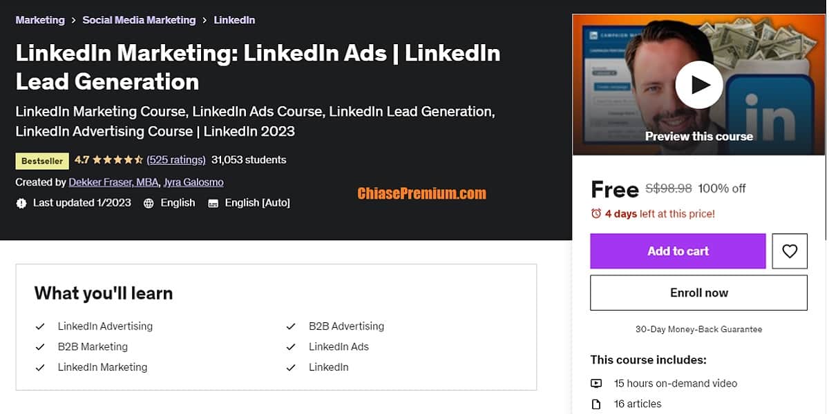 LinkedIn Marketing: LinkedIn Ads | LinkedIn Lead Generation course