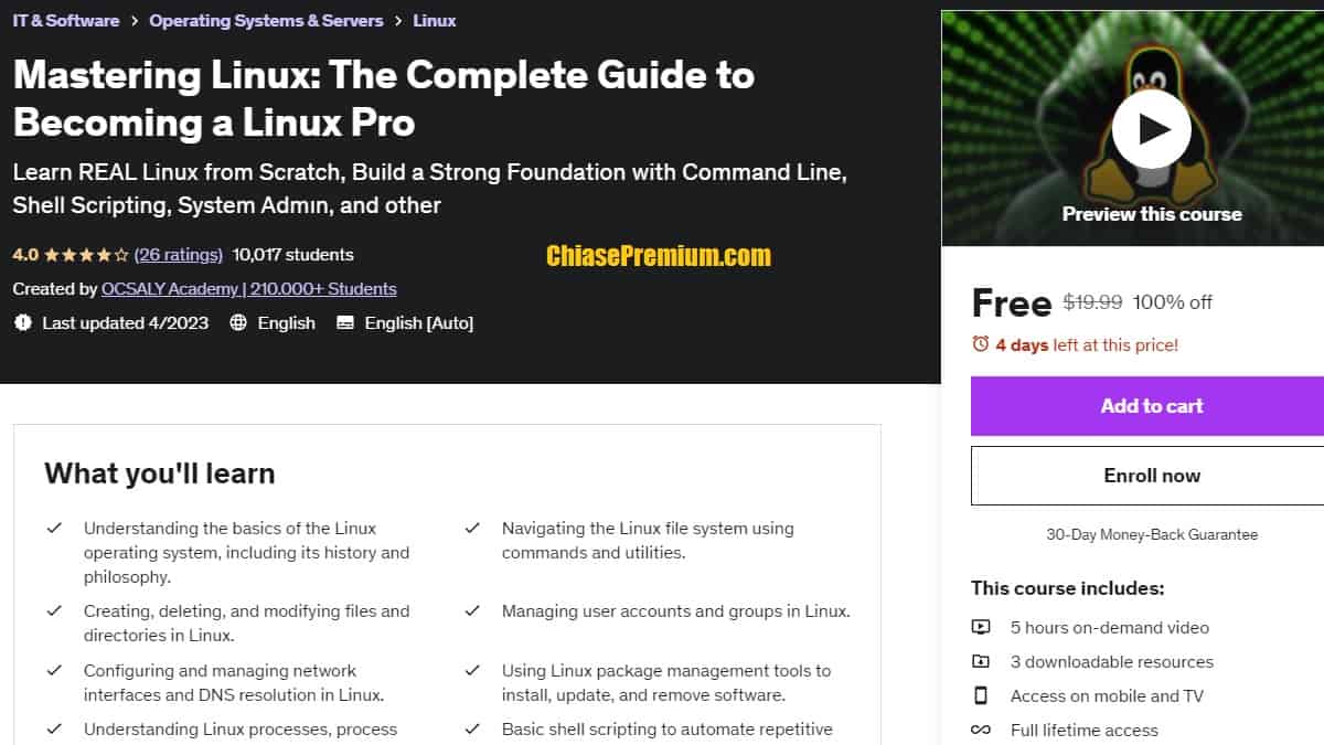 Mastering Linux: The Complete Guide to Becoming a Linux Pro