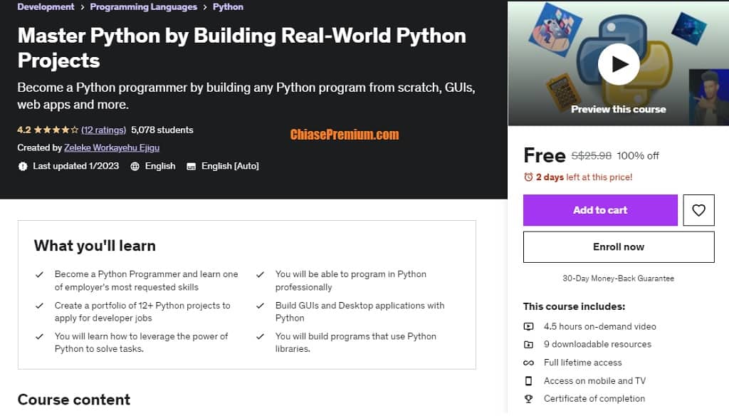 Master Python by Building Real-World Python Projects