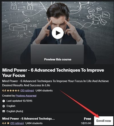 Mind Power course