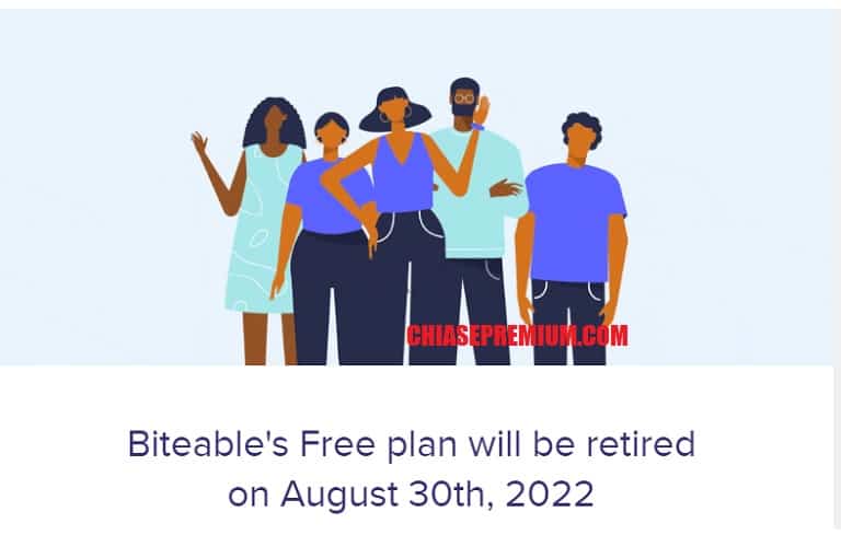 Biteable's Free plan will be retired on August 30th, 2022
