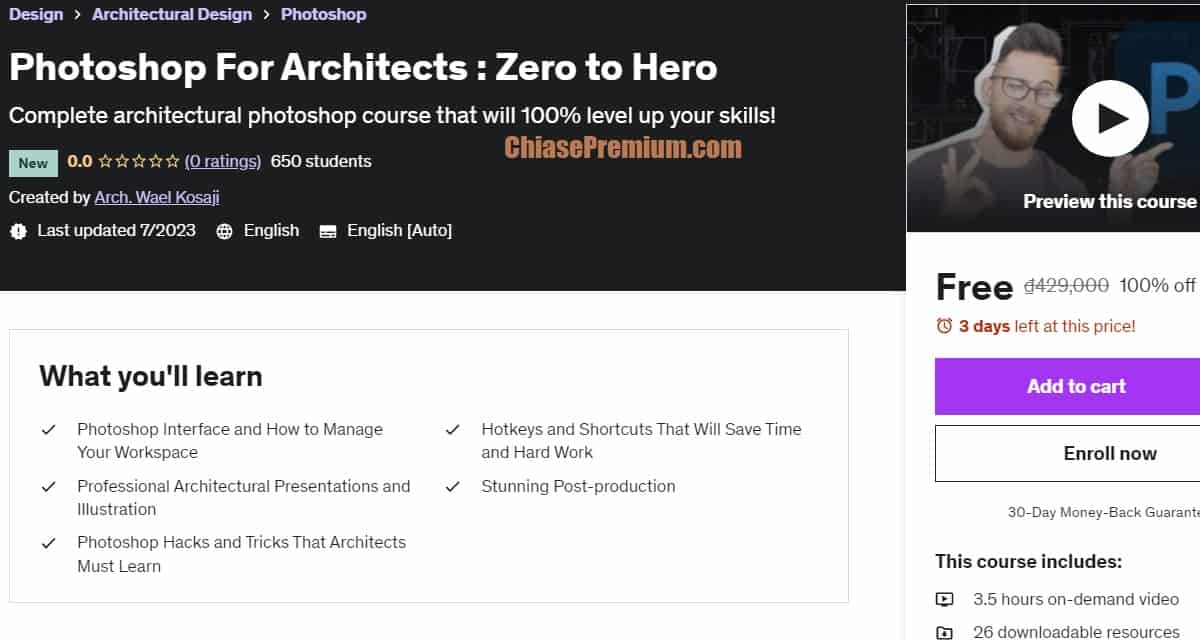 Photoshop For Architects Zero to Hero