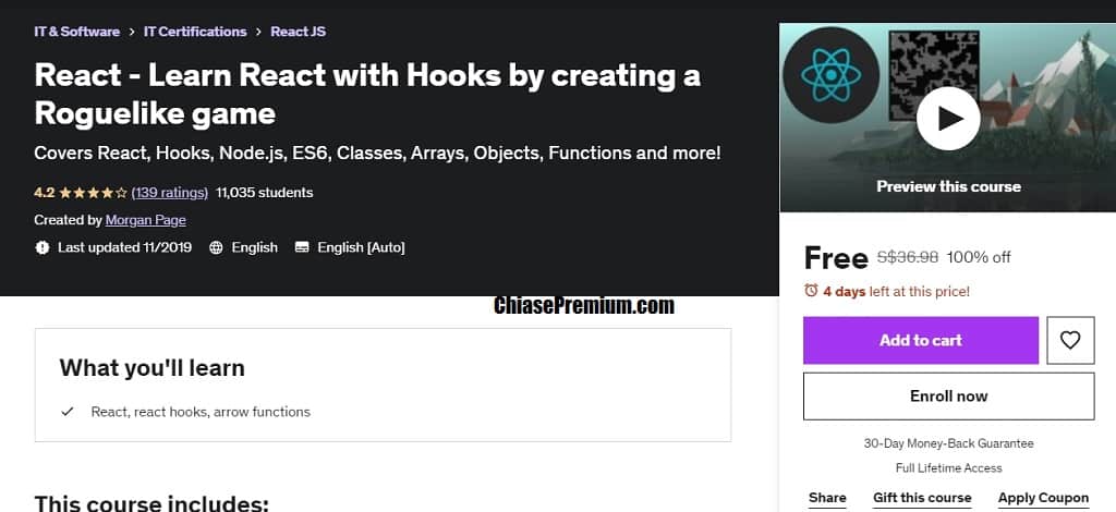 Learn React with Hooks by creating a Roguelike game