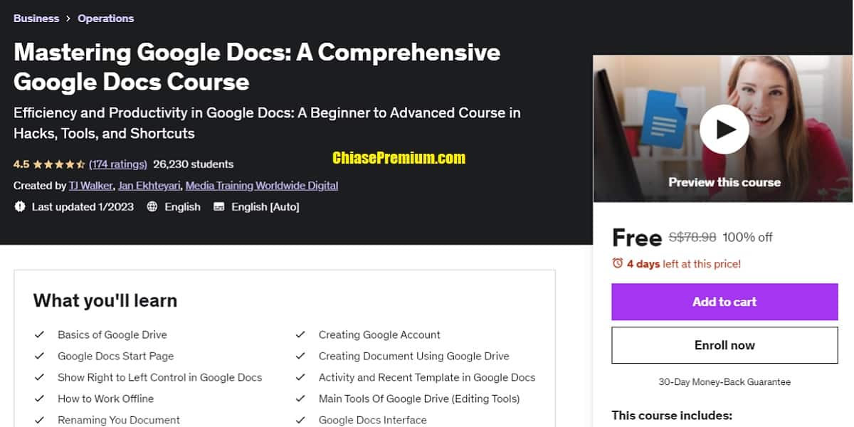 Mastering Google Docs: A Comprehensive Google Docs Course