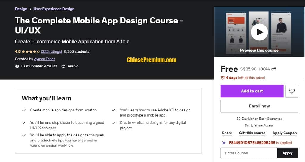 The Complete Mobile App Design Course - UI/UX
