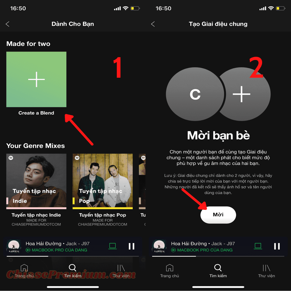 Spotify 'Only You' and 'Blend' features 
