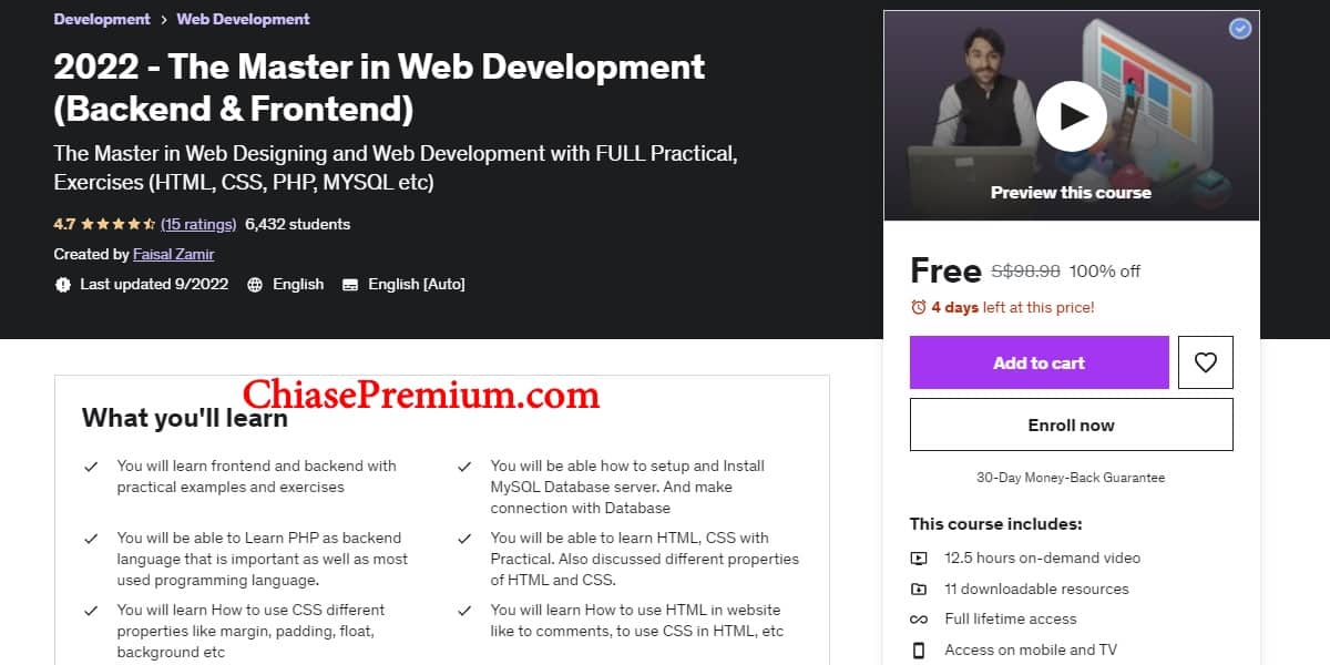The Master in Web Development (Backend & Frontend)The Master in Web Development (Backend & Frontend)