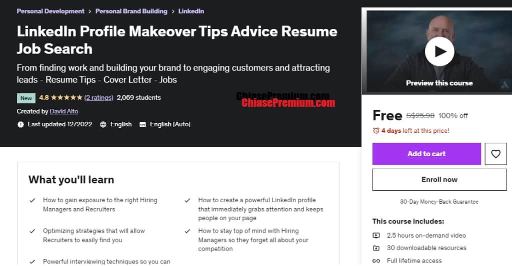 LinkedIn Profile Makeover Tips Advice Resume Job Search