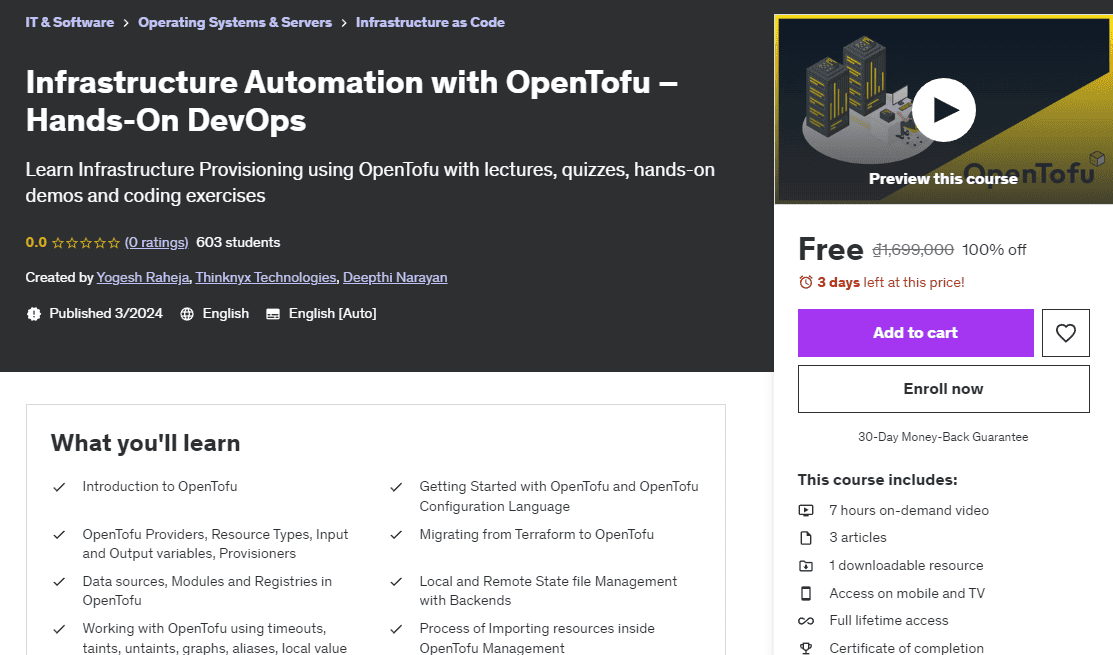 Infrastructure Automation with OpenTofu – Hands-On DevOps