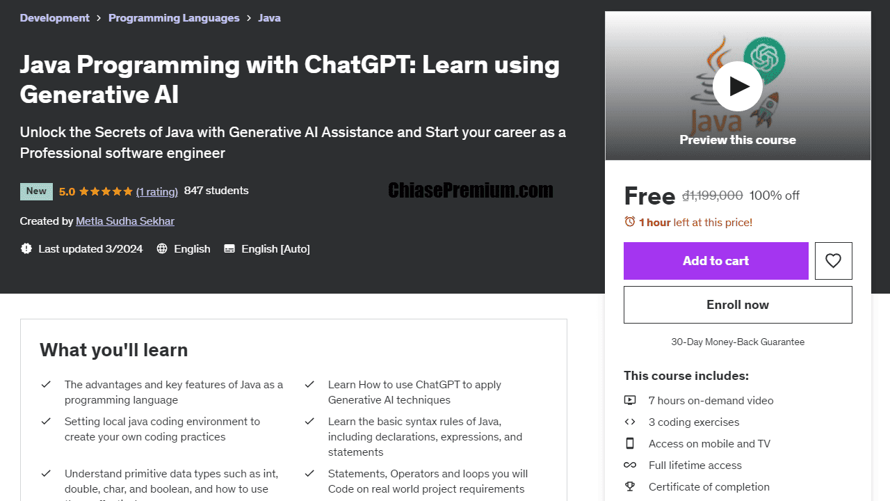 Hướng dẫn tự học lập trình Java cùng ChatGPT