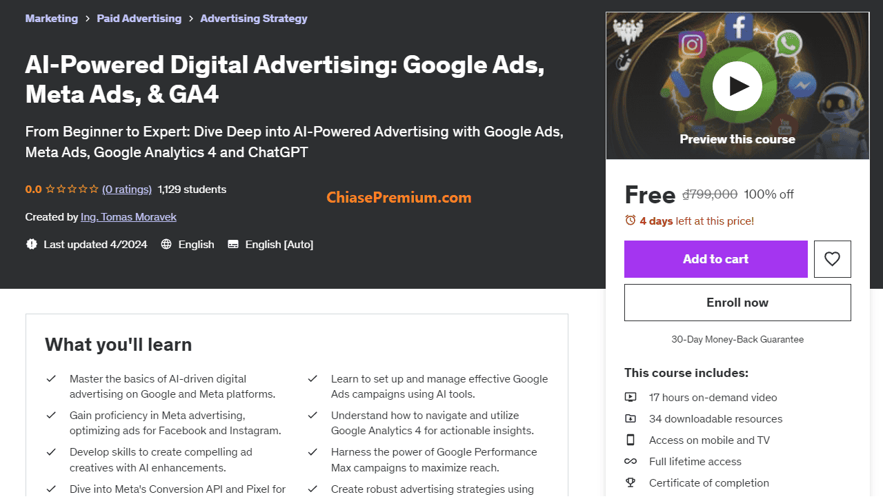 AI-Powered Digital Advertising: Google Ads, Meta Ads, & GA4