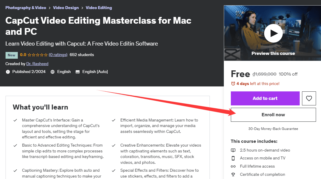  CapCut Video Editing Masterclass for Mac and PC