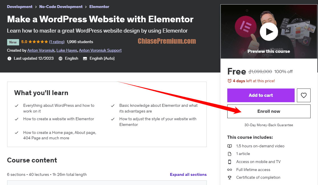 Make a WordPress Website with ElementorLearn how to master a great WordPress website design by using Elementor