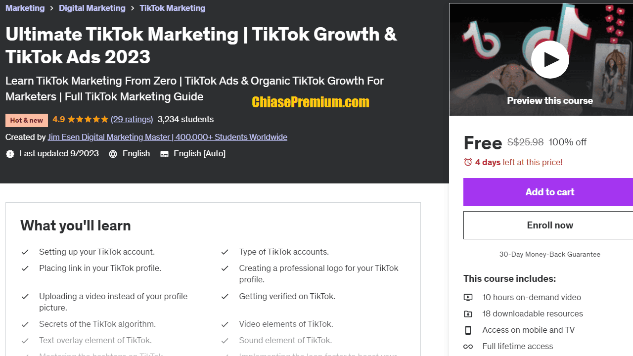 Top khóa học về TikTok Ads xu hướng mới nhất (Ưu đãi miễn phí)