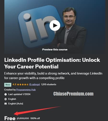 LinkedIn Profile Optimisation: Unlock Your Career Potential course