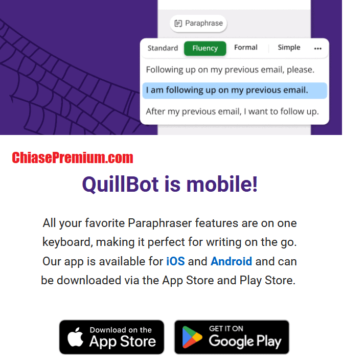 QuillBot đã chính thức có app cho Android và iOS