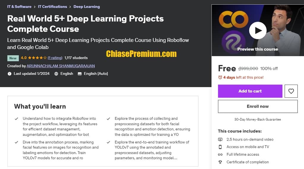 Real World 5+ Deep Learning Projects Complete Course