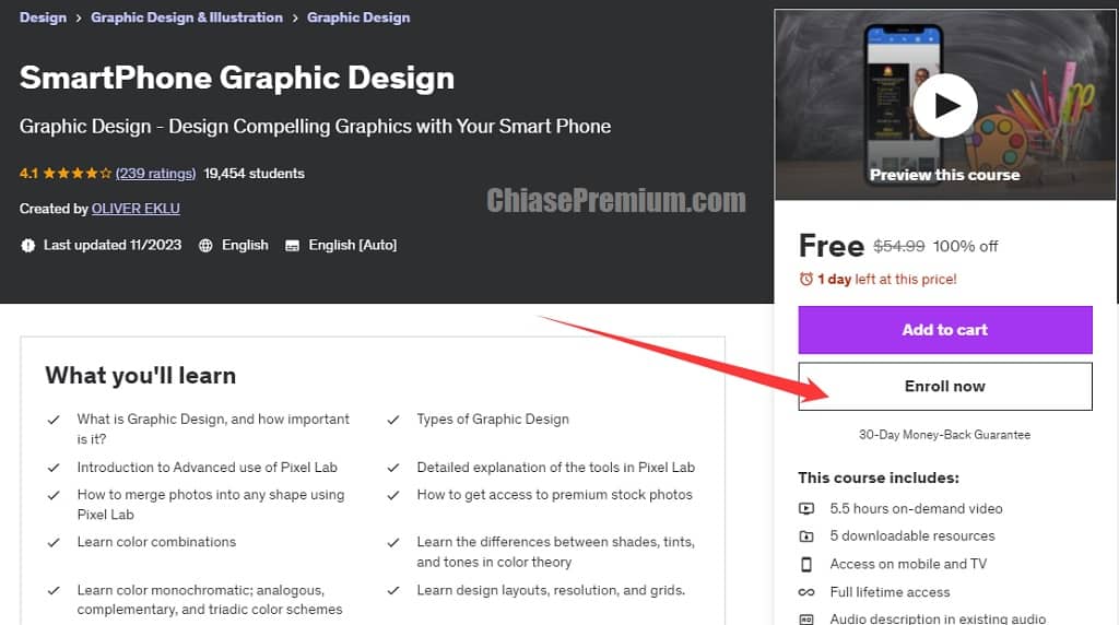 Free SmartPhone Graphic Design course