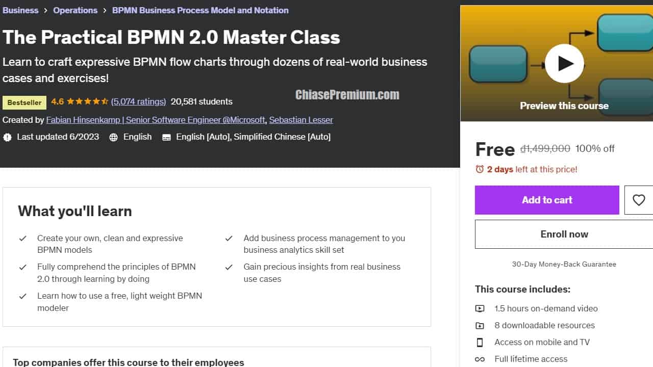 The Practical BPMN 2.0 Master Class
