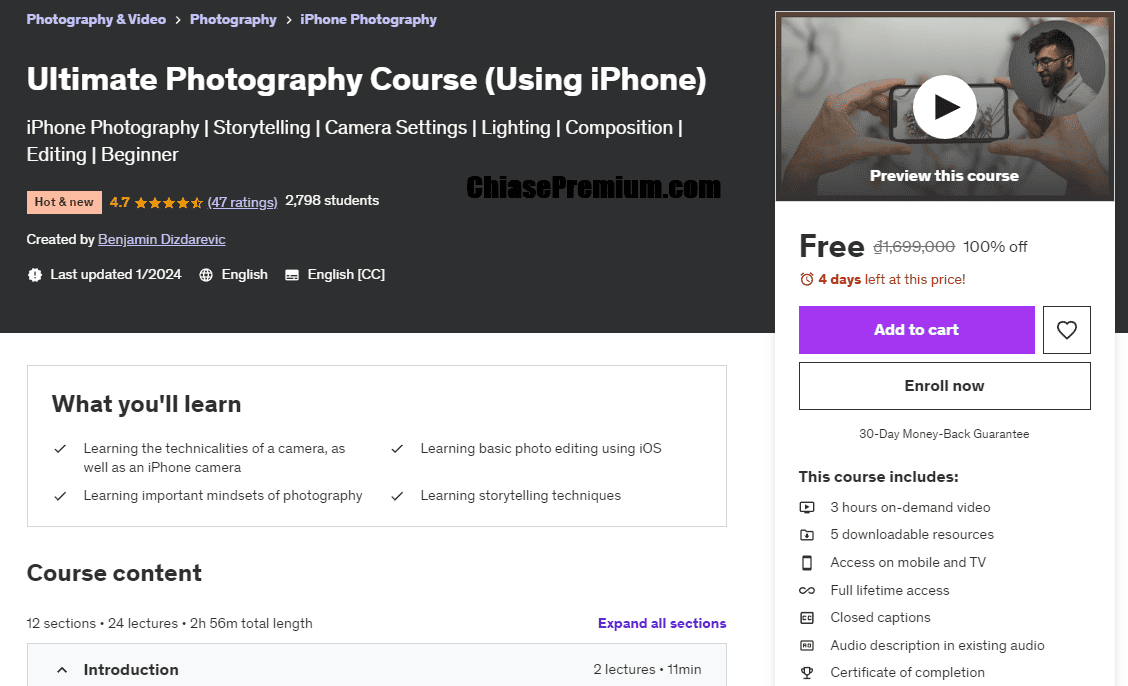 Ultimate Photography Course (Using iPhone)